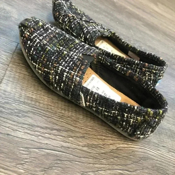 Toms Classic Alpargata Flats Loafers Slip On Shoes Sneakers Textured Knit: 6 - Picture 7 of 9